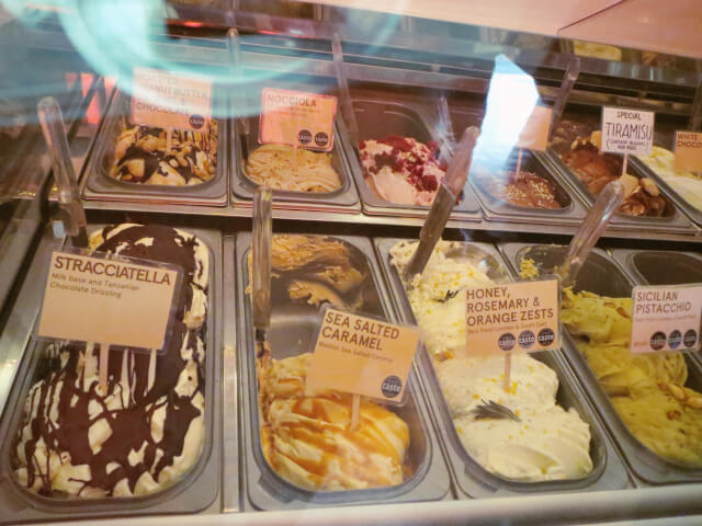 ロンドン　おすすめジェラート　美味しいアイスクリーム　デザート　スイーツのお店　La Gelateria
