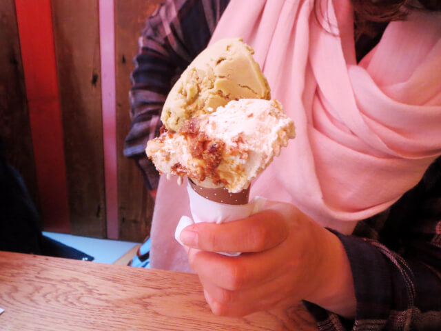 ロンドン　おすすめジェラート　美味しいアイスクリーム　デザート　スイーツのお店　La Gelateria